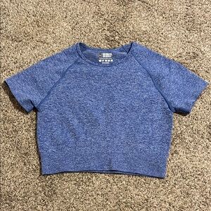 Women’s Blue Athletic Crop Top